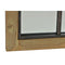 Wandspiegel DKD Home Decor Bruin Zwart Metaal Berken Natuurlijk Venster 60 x 3 x 95 cm