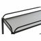 Console DKD Home Decor Kristal Zwart Metaal (80 x 28 x 80,5 cm)