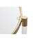 Hoofdtafel DKD Home Decor Glamour Transparant Gouden Acryl Metaal 87 x 87 x 50 cm