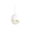 Hangende tuinstoel DKD Home Decor 90 x 70 x 110 cm Metaal Synthetische rotan Wit