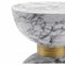 Bijzettafel DKD Home Decor Wit Ijzer 33 x 33 x 35 cm