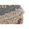 Kussen DKD Home Decor Voor op de grond Strepen Oranje 50 x 50 x 50 cm Wit Boho