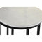 Set van 2 kleine tafels DKD Home Decor Wit Zwart 30,5 x 30,5 x 69 cm