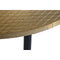 Hoofdtafel DKD Home Decor Glamour Zwart Gouden Hout Metaal 85 x 85 x 45 cm