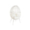 Tuinstoel DKD Home Decor 90 x 65 x 151 cm Metaal Synthetische rotan Wit