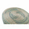 Voetensteun DKD Home Decor Natuurlijk Turkoois Wit Rotan Tropisch Zeegras (41 x 41 x 42 cm)