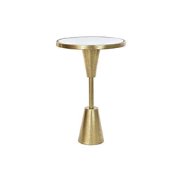 Bijzettafel DKD Home Decor Gouden Metaal Spiegel 40,5 x 40,5 x 60 cm