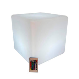 Zonnelamp DKD Home Decor Vierkant Wit 30 x 30 x 30 cm