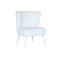 Leunstoel DKD Home Decor 73 x 67 x 85 cm Blauw Hout Wit