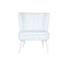 Leunstoel DKD Home Decor 73 x 67 x 85 cm Blauw Hout Wit