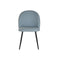 Keukenstoel DKD Home Decor Zwart Blauw 50 x 52 x 84 cm