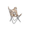 Leunstoel DKD Home Decor Bruin Wit Ijzer 70 x 70 x 90 cm