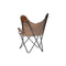 Leunstoel DKD Home Decor Bruin Wit Ijzer 70 x 70 x 90 cm