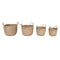 Decoratieve Doos DKD Home Decor 40 x 40 x 41 cm (4 Onderdelen)