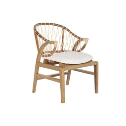 Stoel DKD Home Decor Wit Natuurlijk 57 x 68 x 79 cm 57 x 65 x 79 cm