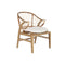 Stoel DKD Home Decor Wit Natuurlijk 57 x 68 x 79 cm 57 x 65 x 79 cm