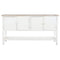 Dientafel DKD Home Decor Wit Spar Hout MDF 160 x 40 x 86 cm