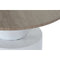 Bijzettafel Home ESPRIT Wit Natuurlijk Metaal Hout MDF 55 x 55 x 52,5 cm