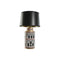 Bureaulamp Home ESPRIT Wit Zwart Gouden Perzik Porselein 40 x 40 x 67 cm