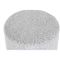 Voetensteun DKD Home Decor Zwart Grijs Polyester Hout MDF 40 x 40 x 45 cm