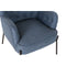 Leunstoel DKD Home Decor Blauw Zwart Metaal 65 x 73 x 79,5 cm