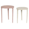 Set van 2 tafels DKD Home Decor Beige Roze 40 x 40 x 50 cm