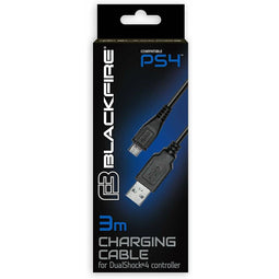 Kabel USB naar micro-USB Blackfire PS4 Zwart