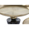 Set van 2 tafels Home ESPRIT Wit Zwart Gouden 40 x 40 x 43 cm 40 x 40 x 42 cm