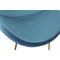 Keukenstoel Home ESPRIT Blauw Gouden 63 x 57 x 73 cm