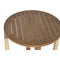 Bijzettafel Home ESPRIT Natuurlijk Spar Hout MDF 48 x 48 x 50,5 cm