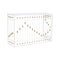 Console Home ESPRIT Wit Gouden Spiegel 120 x 40 x 80 cm