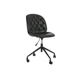 Stoel DKD Home Decor Zwart Donker grijs 47,5 x 57,5 x 83 cm
