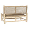 Tuinstoel DKD Home Decor Wit Natuurlijk Teakboom 120 x 81 x 84 cm