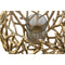 Kaarshouder DKD Home Decor Gouden Aluminium Kristal 30 x 30 x 21 cm