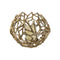Kaarshouder DKD Home Decor Gouden Aluminium Kristal 30 x 30 x 21 cm