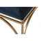 Kruk DKD Home Decor Blauw Gouden Metaal 80 x 40 x 48 cm (2 Stuks)