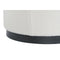 Voetensteun DKD Home Decor Wit Zwart Polyester Hout MDF Scandi 60 x 60 x 45 cm (3 Stuks)
