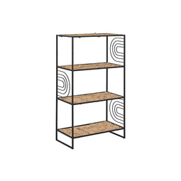 Planken Home ESPRIT Zwart Metaal Vezel 50 x 25 x 88 cm