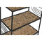 Planken Home ESPRIT Zwart Metaal Vezel 50 x 25 x 88 cm