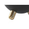 Bijzettafel DKD Home Decor Zwart Gouden Ijzer 51 x 51 x 44 cm