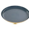 Set van 2 tafels Home ESPRIT Blauw Gouden 40,5 x 40,5 x 48 cm
