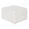 Kruk Home ESPRIT Wit Polyester Hout MDF 60 x 60 x 36 cm