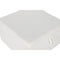Kruk Home ESPRIT Wit Polyester Hout MDF 60 x 60 x 36 cm