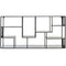 Planken DKD Home Decor Zwart Metaal 120 x 20 x 60 cm