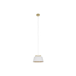 Plafondlamp DKD Home Decor Wit Bruin Natuurlijk Bamboe 50 W 30 x 30 x 20 cm