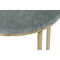 Set van 2 tafels DKD Home Decor Groen Gouden 46 x 46 x 58 cm