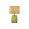 Bureaulamp Home ESPRIT Groen Beige Gouden Kristal 50 W 220 V 38 x 38 x 57 cm