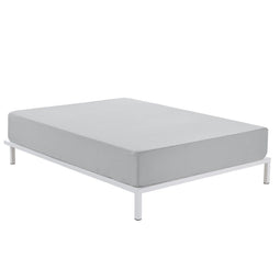 Onderlaken Alexandra House Living Parelgrijs 150 x 190/200 cm