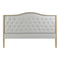 Hoofdbord DKD Home Decor Donker grijs Rubberwood 160 x 10 x 120 cm