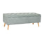 Kruk Home ESPRIT Zwart Groen Natuurlijk Hout 114 x 44 x 42 cm